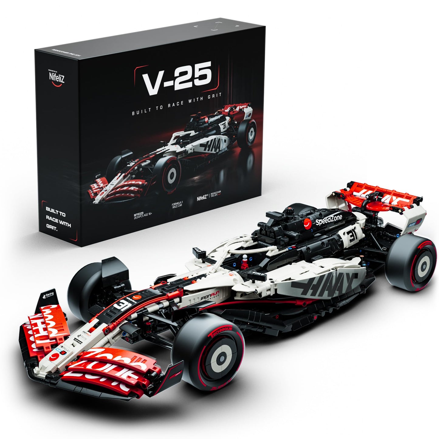 Nifeliz V25 F1 Racing Car Model Set 1:8 Scale | NF10329 – Collectible Display for Racing Fans