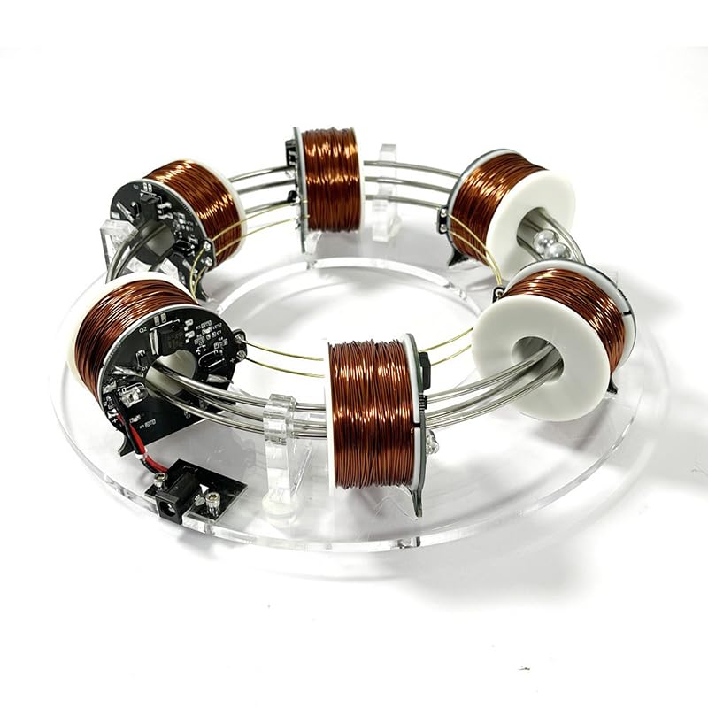 NikolaToy High Tech Electromagnetic Coil Accelerator – Premium STEM Toy for Physics Education