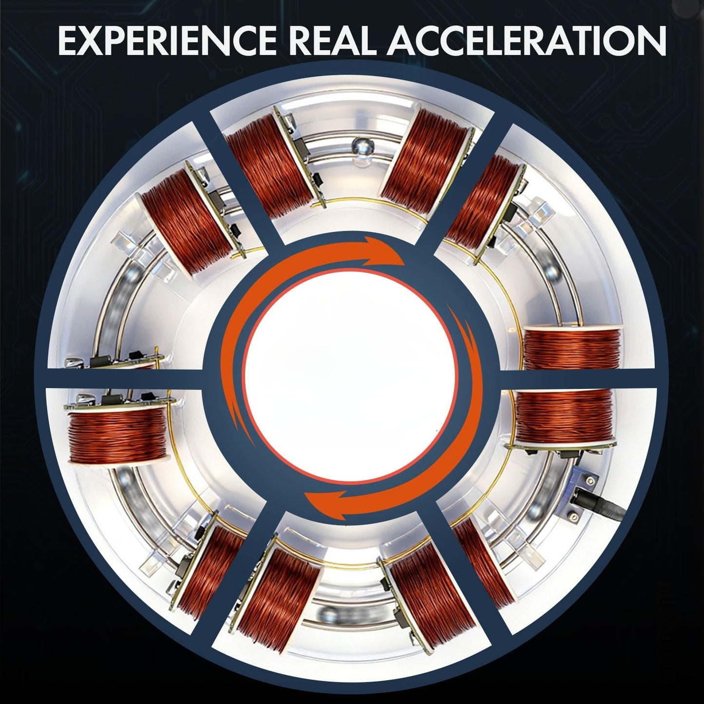 NikolaToy High Tech Electromagnetic Coil Accelerator – Premium STEM Toy for Physics Education
