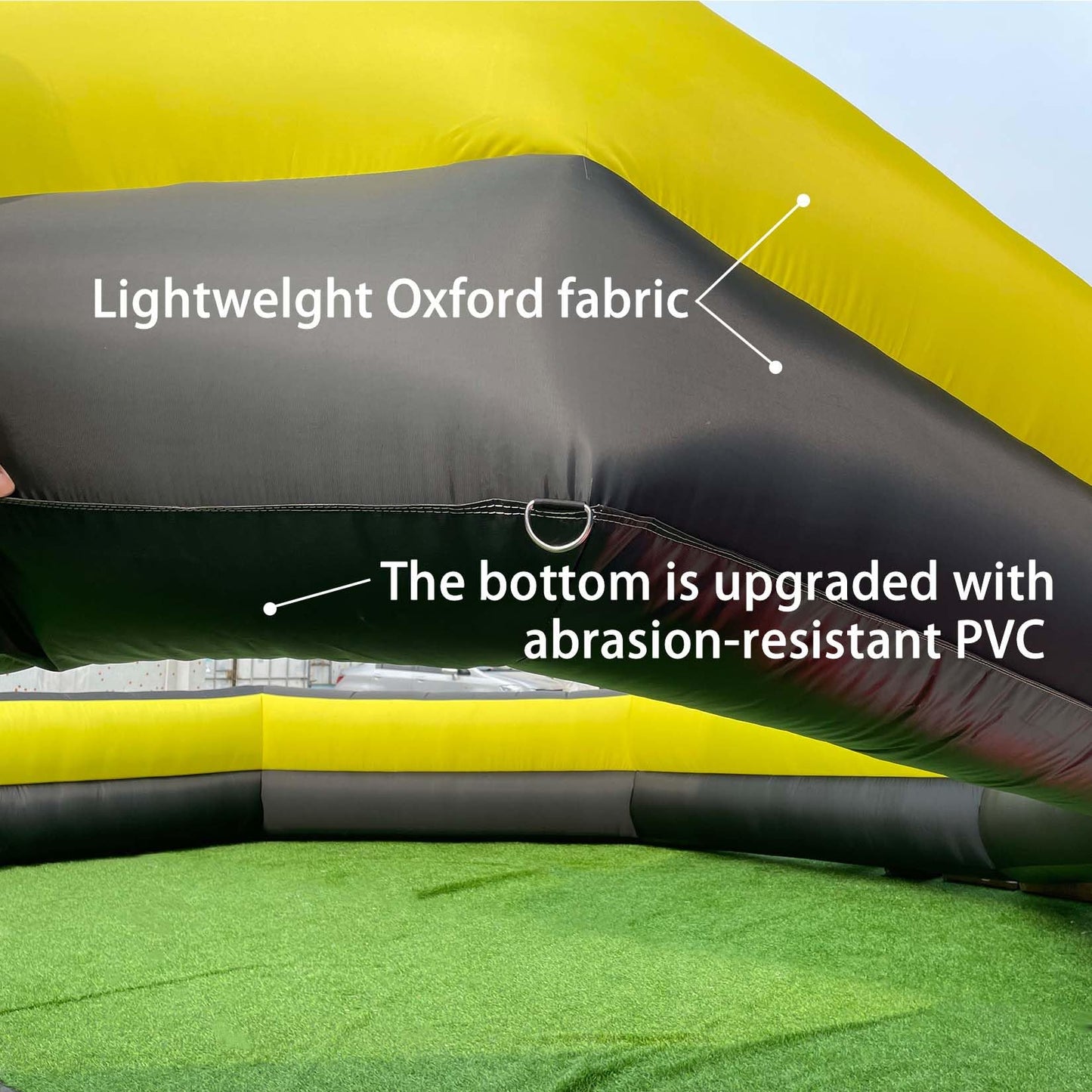 Ninghaovov 17FT Gaga Ball Pit – Portable Inflatable with Blower for Indoor & Outdoor Fun