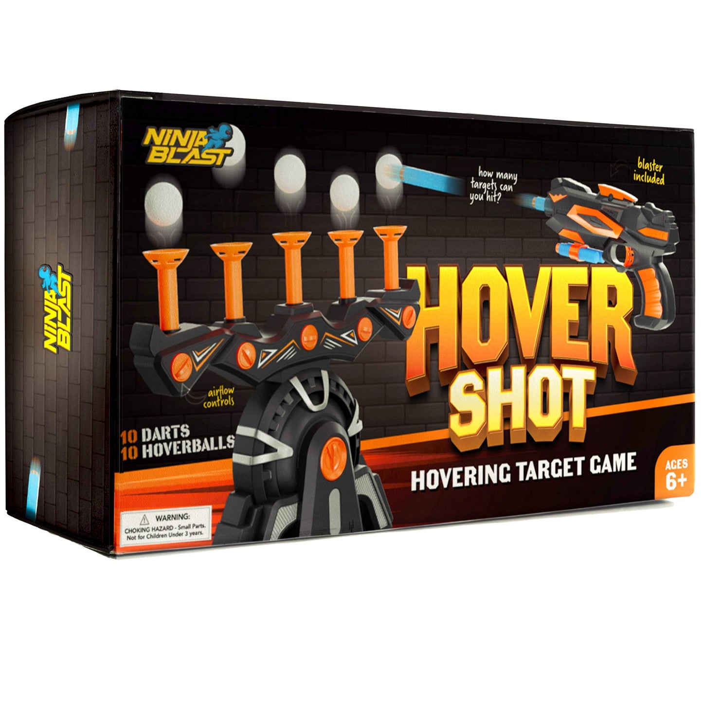 Ninja Blast Hover Shot: Floating Target Game for Nerf Guns – Fun Toy for Kids 6+