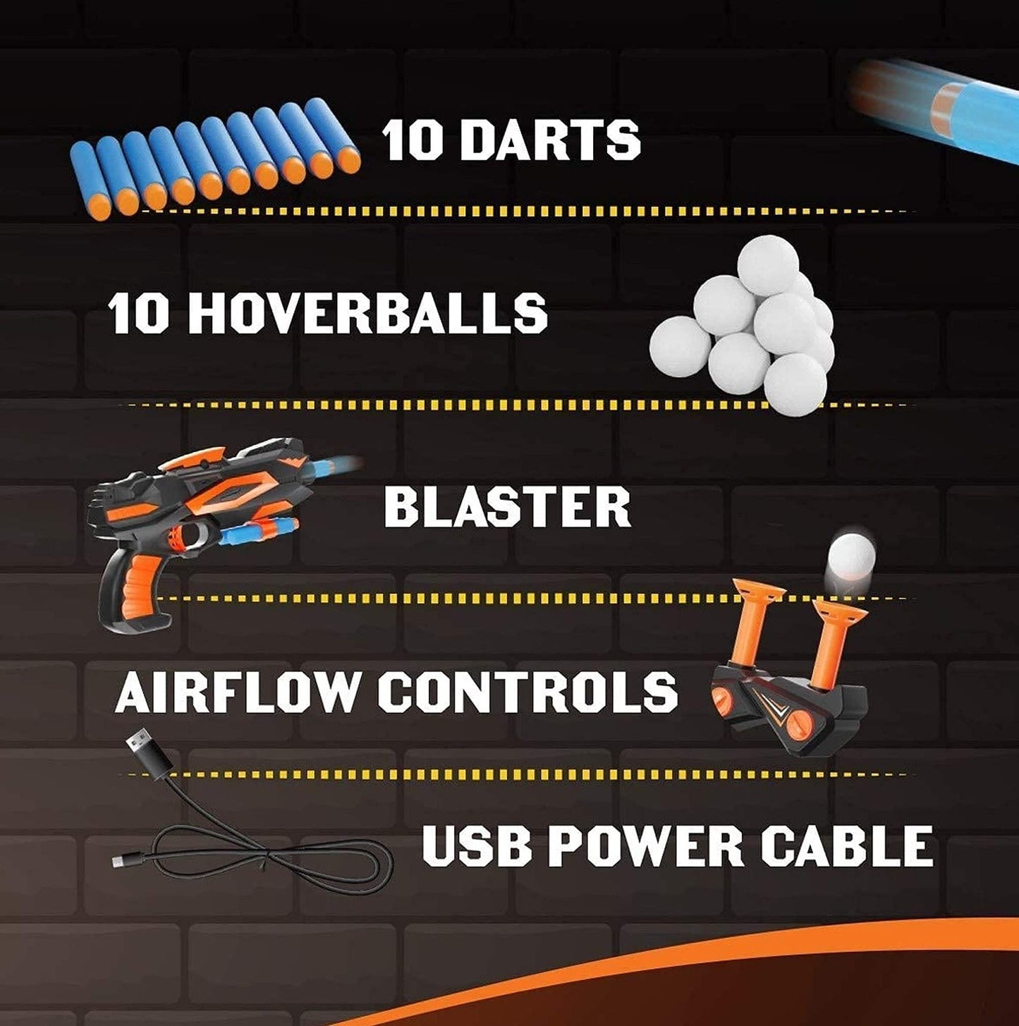 Ninja Blast Hover Shot: Floating Target Game for Nerf Guns – Fun Toy for Kids 6+