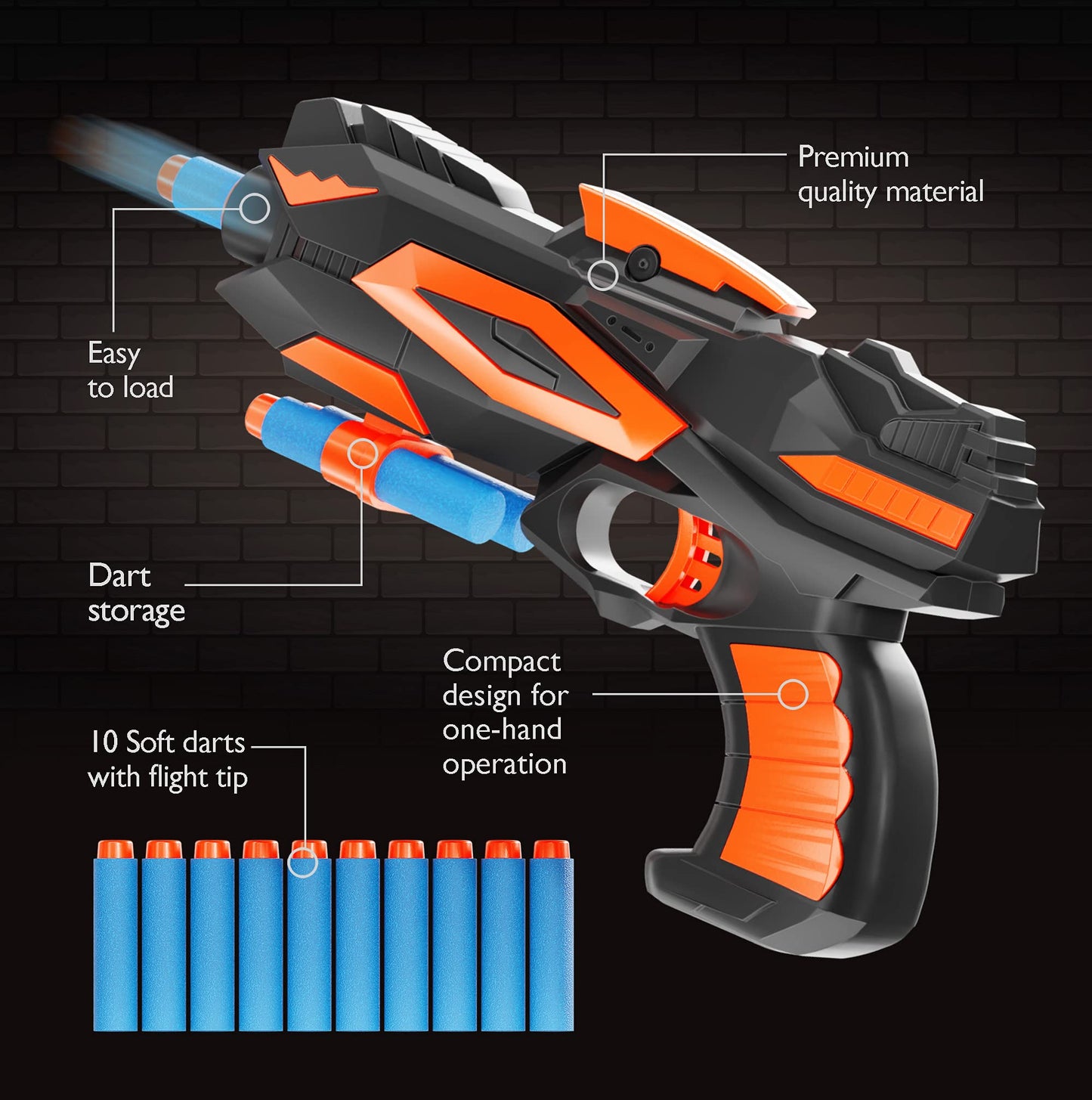 Ninja Blast Hover Shot: Floating Target Game for Nerf Guns – Fun Toy for Kids 6+