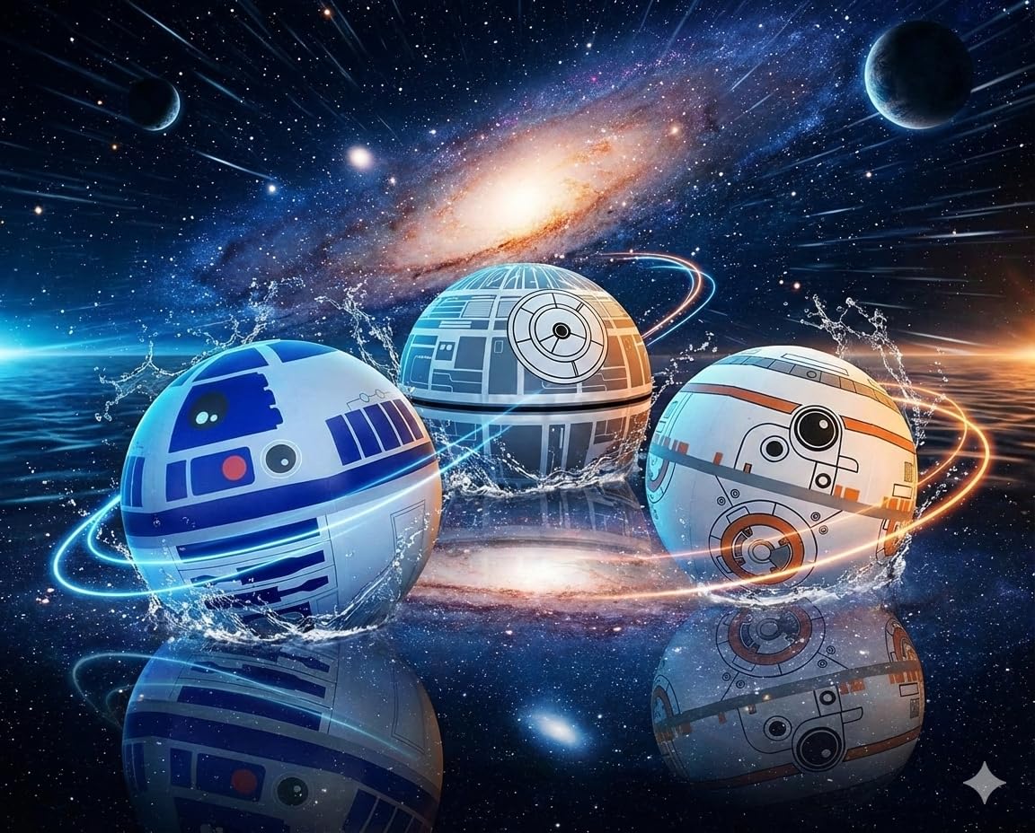 NINOSTAR StarWar Stress Balls Set – Pop Fidget Toy for Focus, Play & Decor