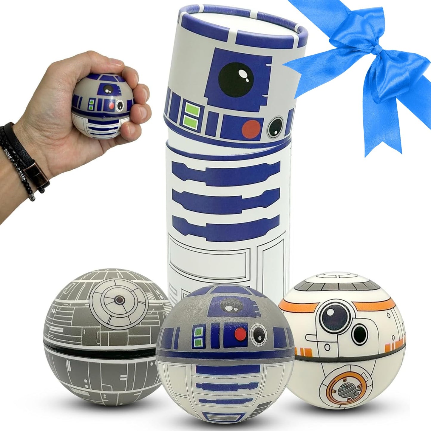 NINOSTAR StarWar Stress Balls Set – Pop Fidget Toy for Focus, Play & Decor