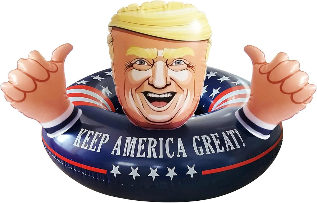 NinoStar MAKE SUMMER Time GREAT AGAIN Trump Float – 42-Inch Pool Ring