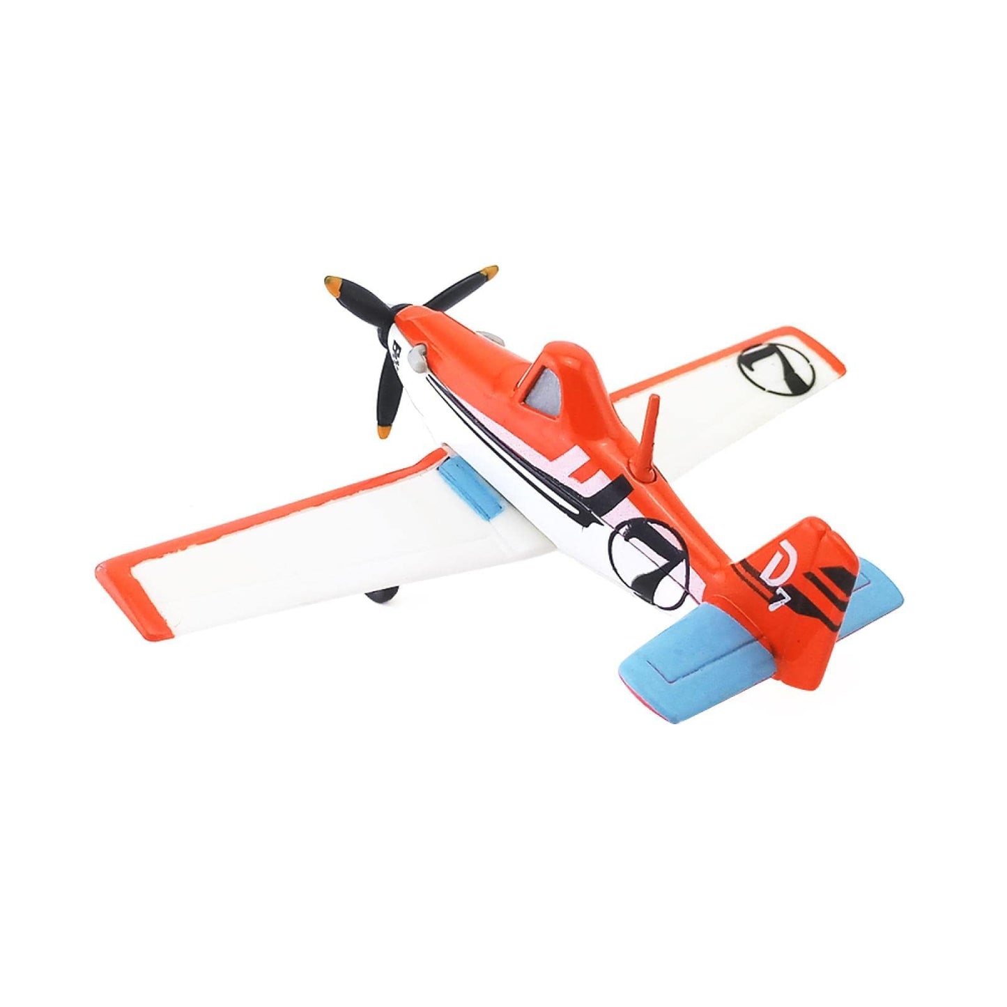 Niorcls Planes No.7 Dusty Crophopper 1:55 Diecast Plane – Fire & Rescue Educational Toy
