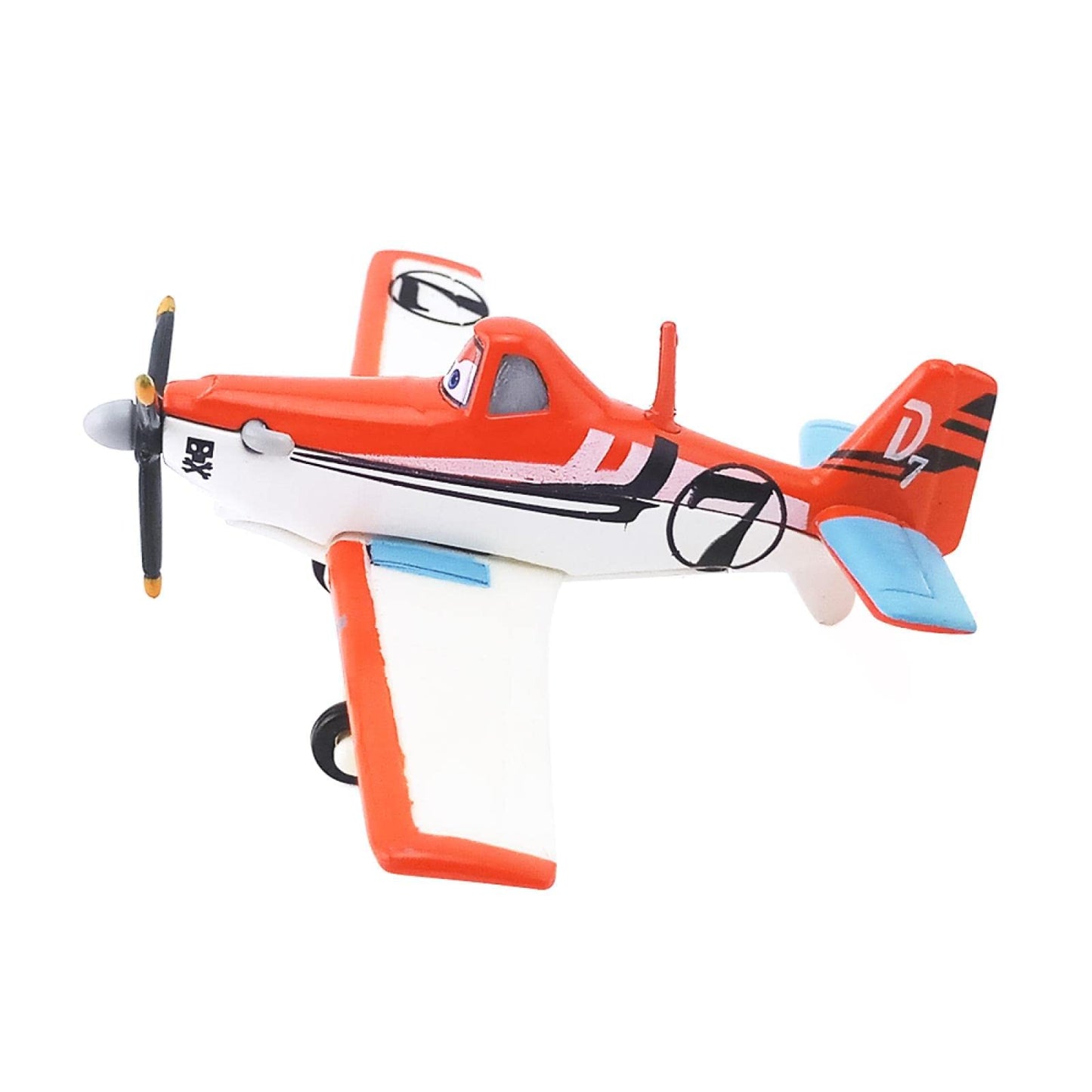 Niorcls Planes No.7 Dusty Crophopper 1:55 Diecast Plane – Fire & Rescue Educational Toy
