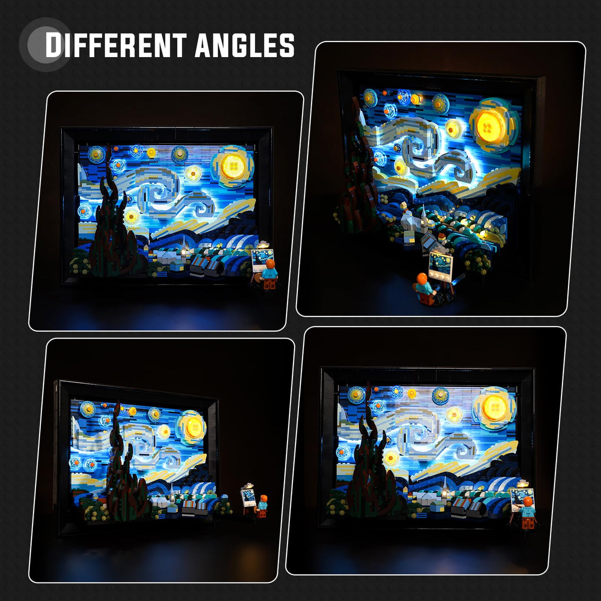 Nitemode LED Light Kit for Lego 21333 Starry Night – Vincent van Gogh Set Lighting