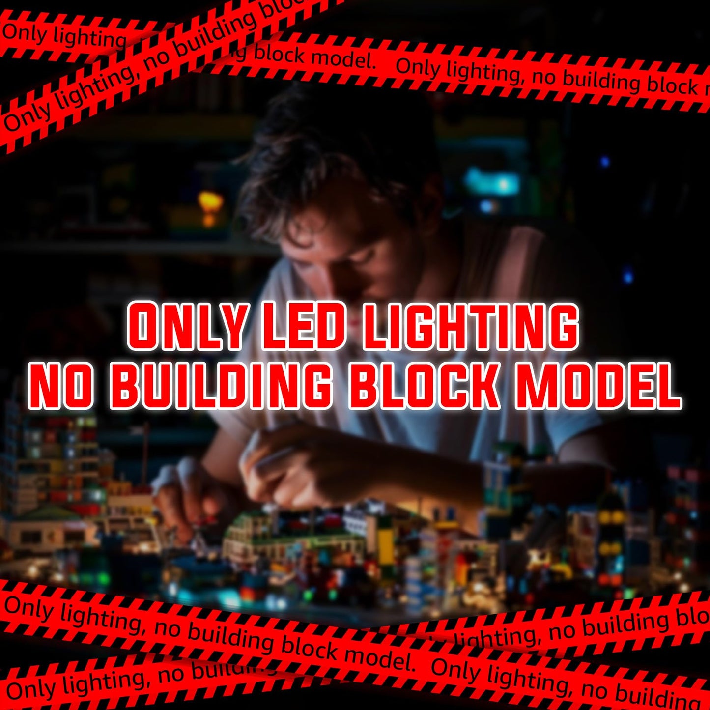 Nitemode Light Kit for Lego 21330 Home Alone – Remote Window Lights + Built-in Sound Module (Lights Only)
