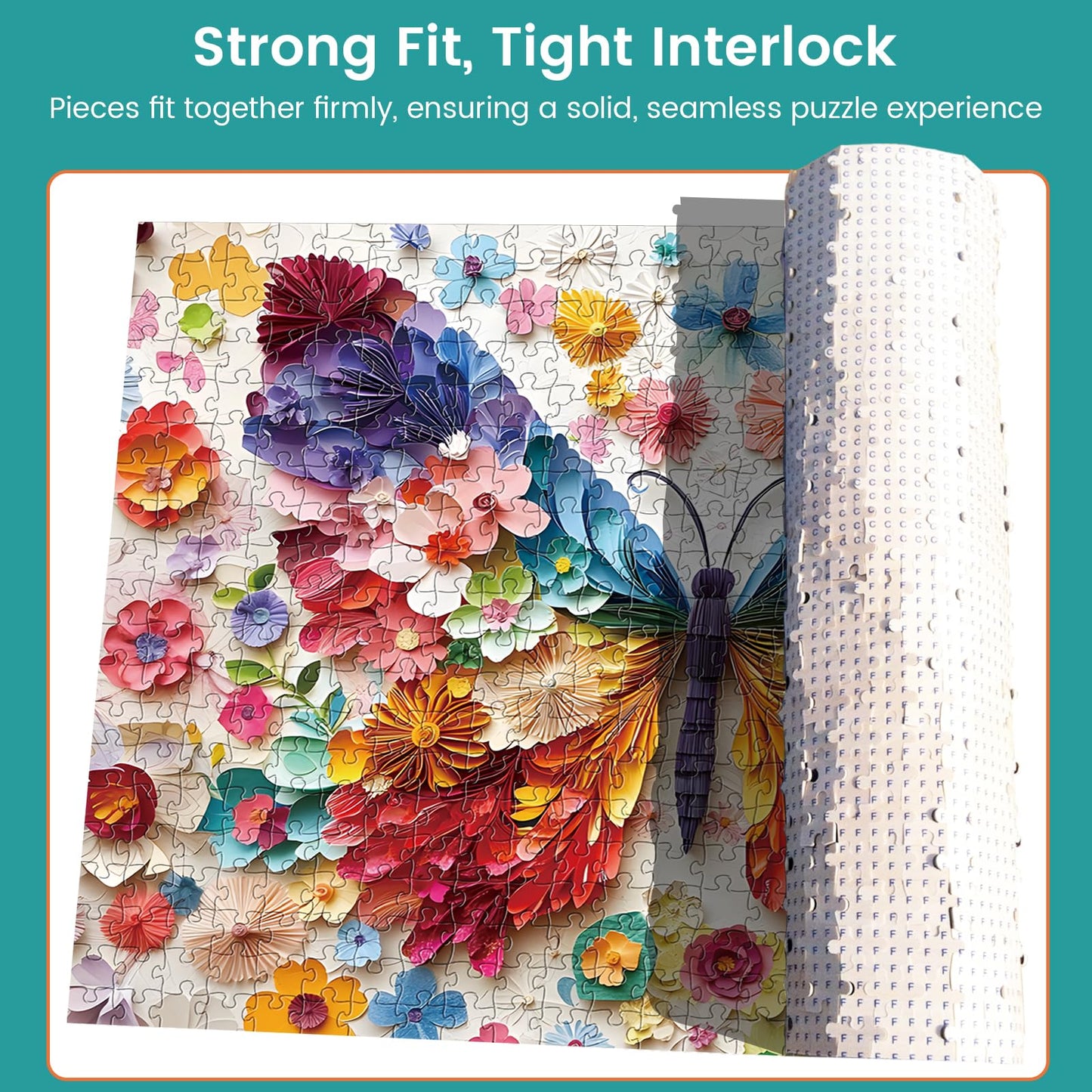Nitktaia 500-Piece Butterfly Puzzle for Adults – Colorful Jigsaw Gift