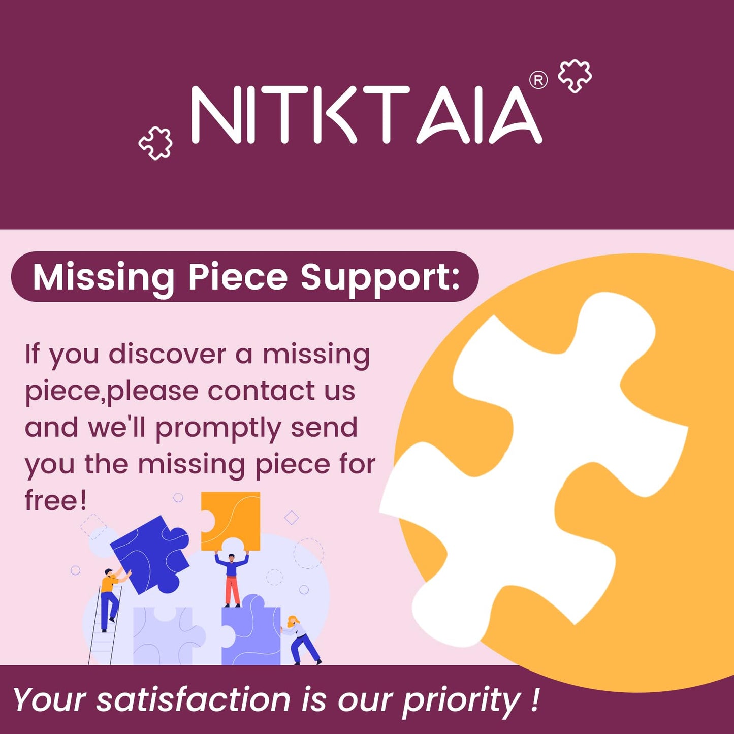 Nitktaia 500 Pieces Jigsaw Puzzle – Spring Street for Adults | Recycled Cardboard, Glossy Finish, 20.5 x 15 in