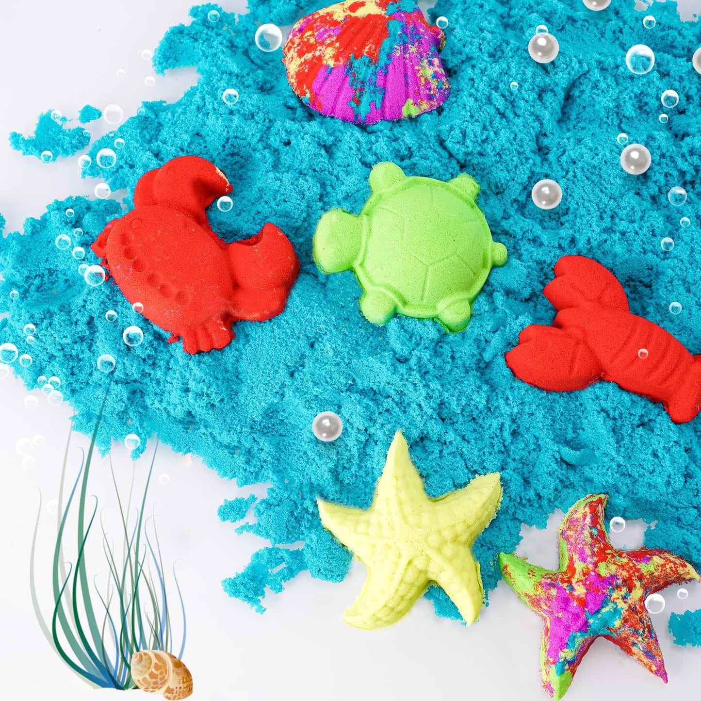 NiToy FlexiSand Value Pack – 19 lb 10-Color Moldable Sand for Kids 3+ (Never Dries Out)