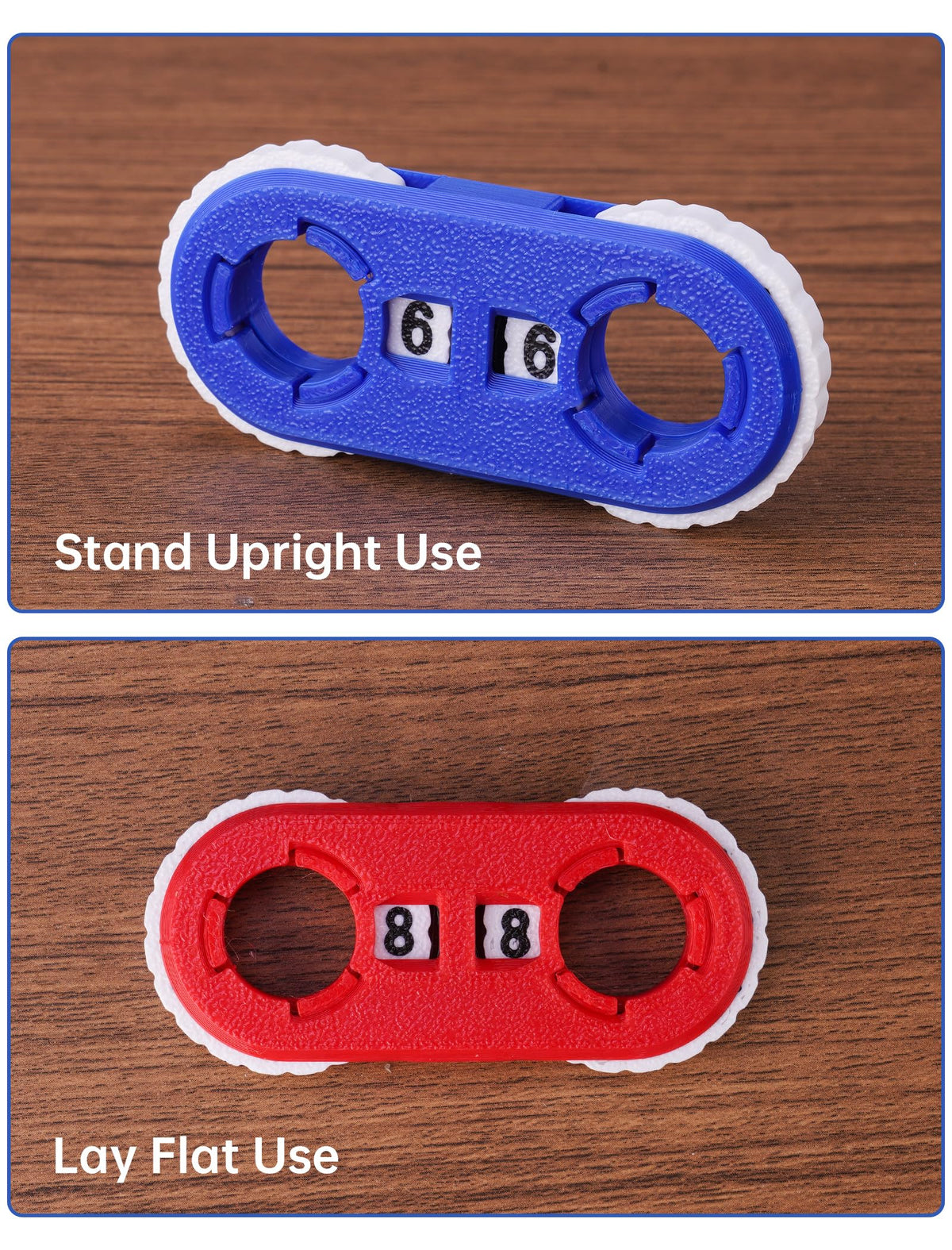 NiToy 5-Pcs MTG Life Counter with Plastic Box | Dual-Dial 0–99 Life Tracker
