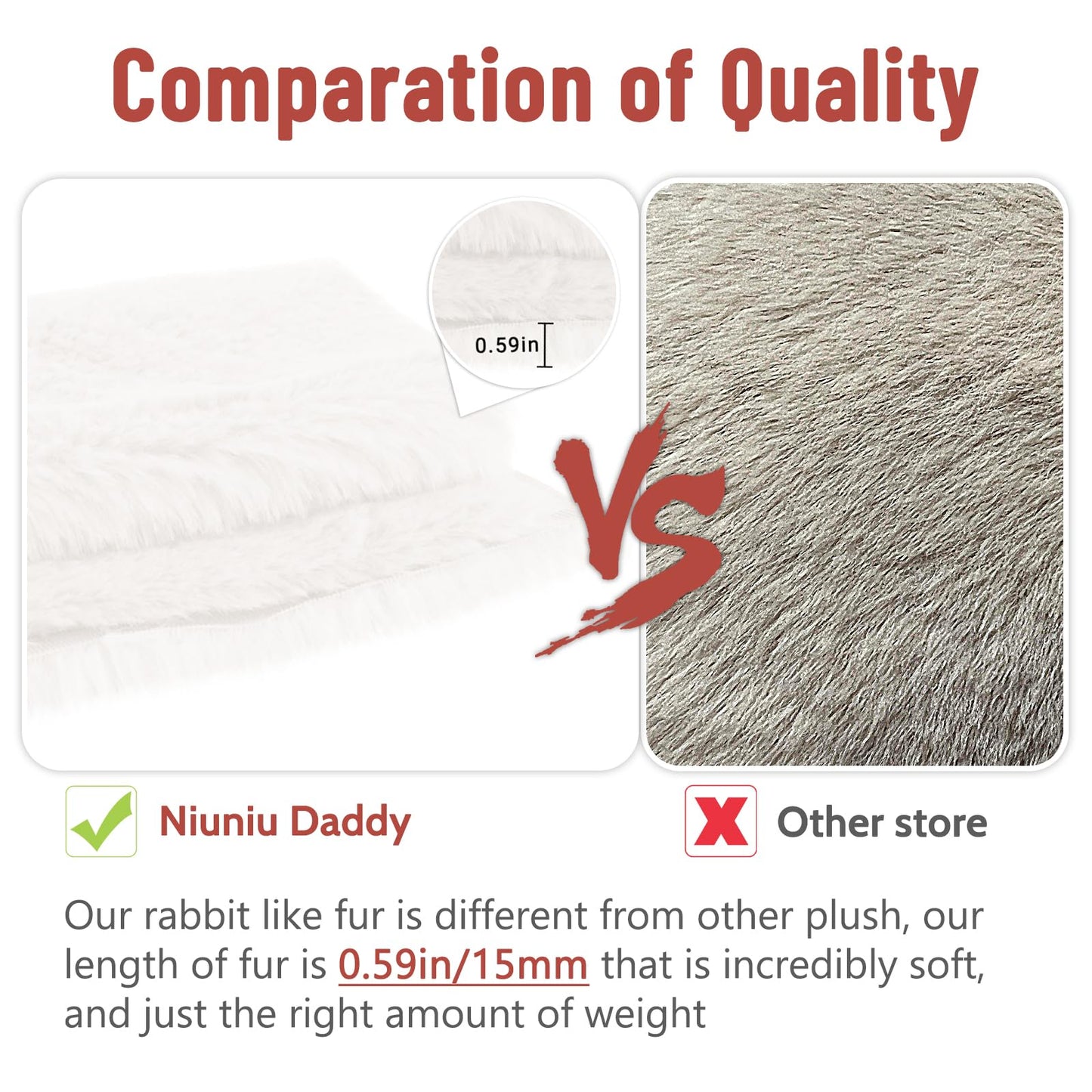 Niuniu Daddy 20-Inch Unicorn Weighted Plush | 3.3 lb Giant Body Pillow for Kids & Adults