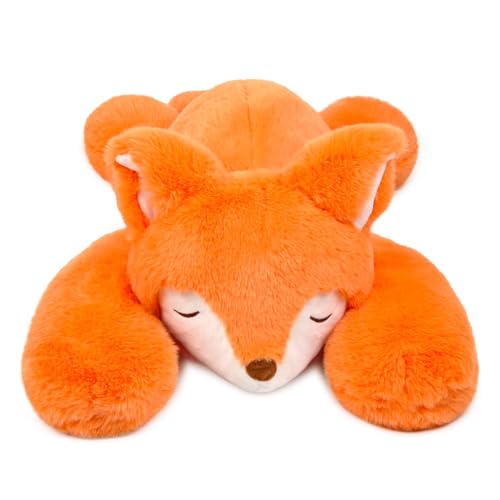 Niuniu Daddy 20-inch Giant Fox Weighted Plush – 3.3 lb Sensory Body Pillow