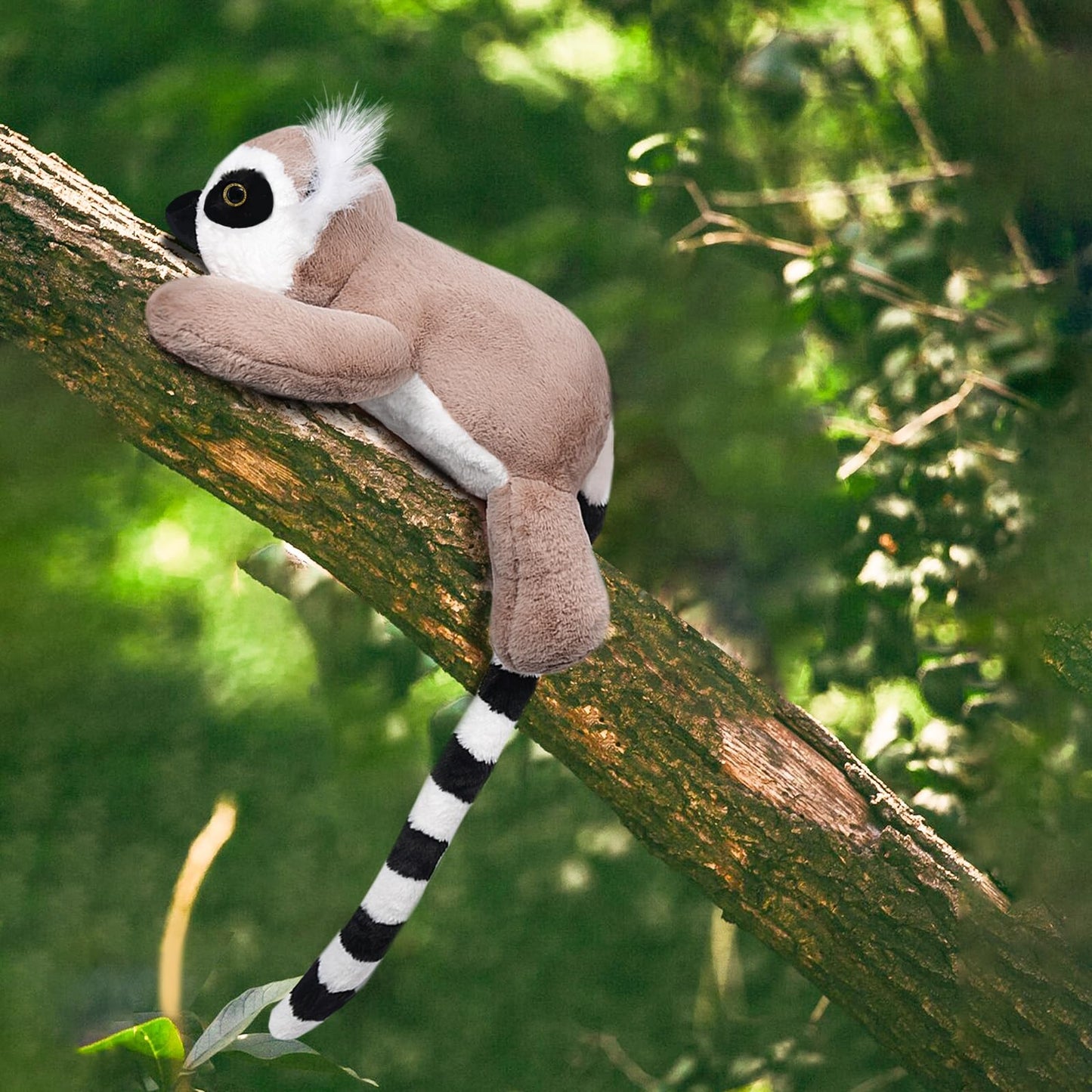 Niuniu Daddy 20-Inch Lemur Weighted Plush | 3.3 lb Giant Body Pillow for Kids & Adults