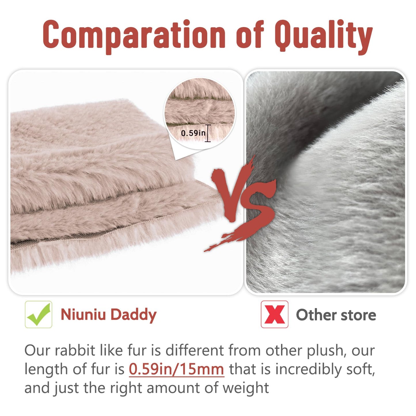 Niuniu Daddy 20-Inch Lemur Weighted Plush | 3.3 lb Giant Body Pillow for Kids & Adults