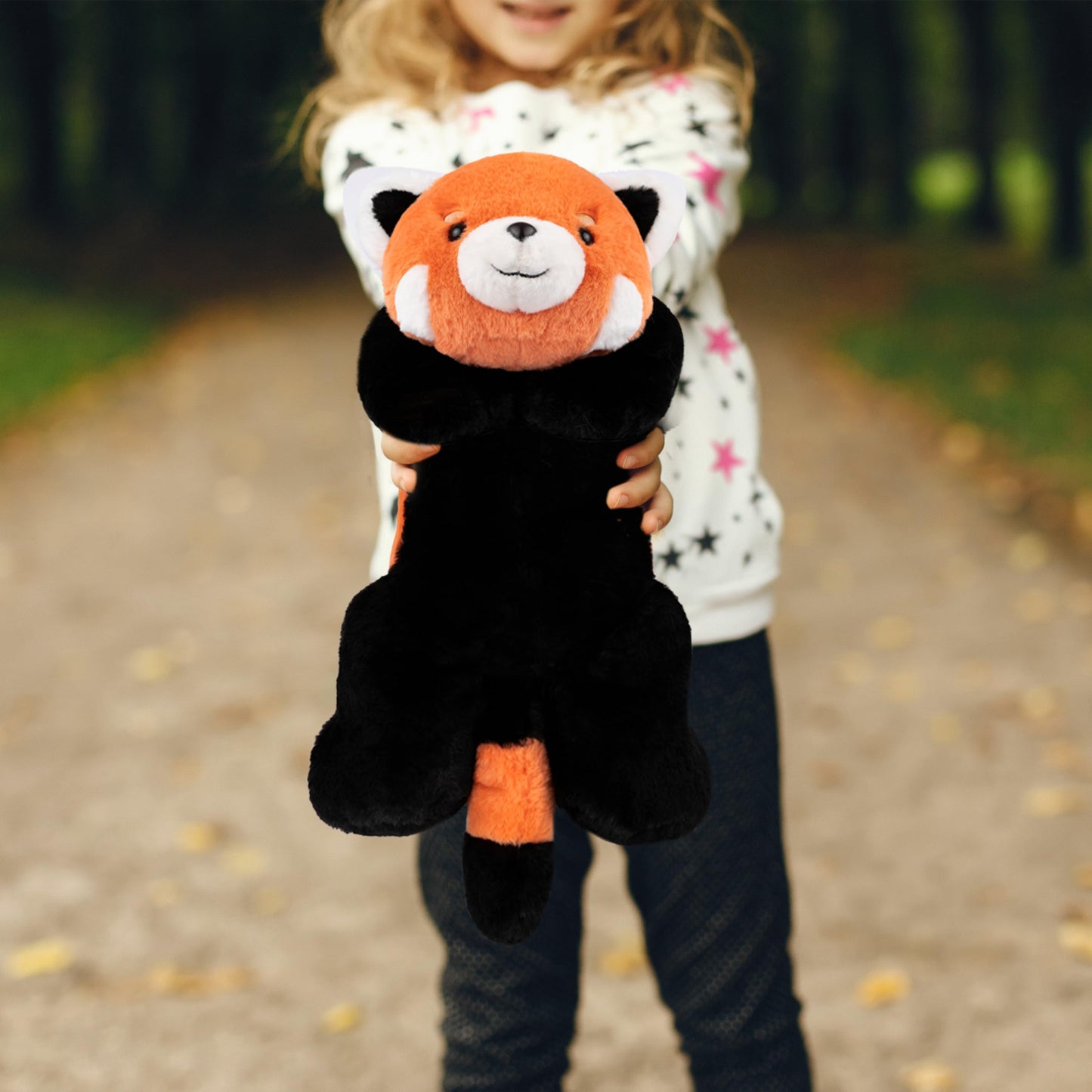Niuniu Daddy 20-Inch Red Panda Weighted Plush Toy | 3.3 lb Pillowfort Plush for Kids & Adults