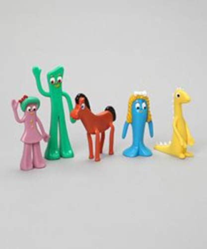 NJ Croce Gumby & Friends Boxed Set — 8-Inch Bendable Figures | Classic Gumby Toy Gift