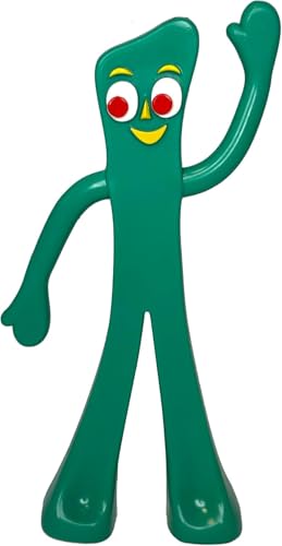 NJ Croce Gumby 6-Inch Bendable and Posable Figure | Nostalgic Retro Toy