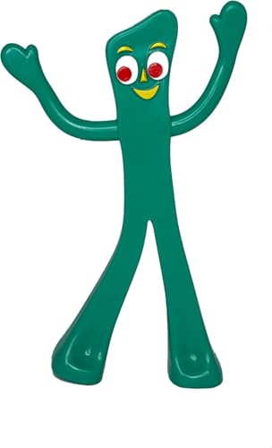 NJ Croce Gumby 6-Inch Bendable and Posable Figure | Nostalgic Retro Toy