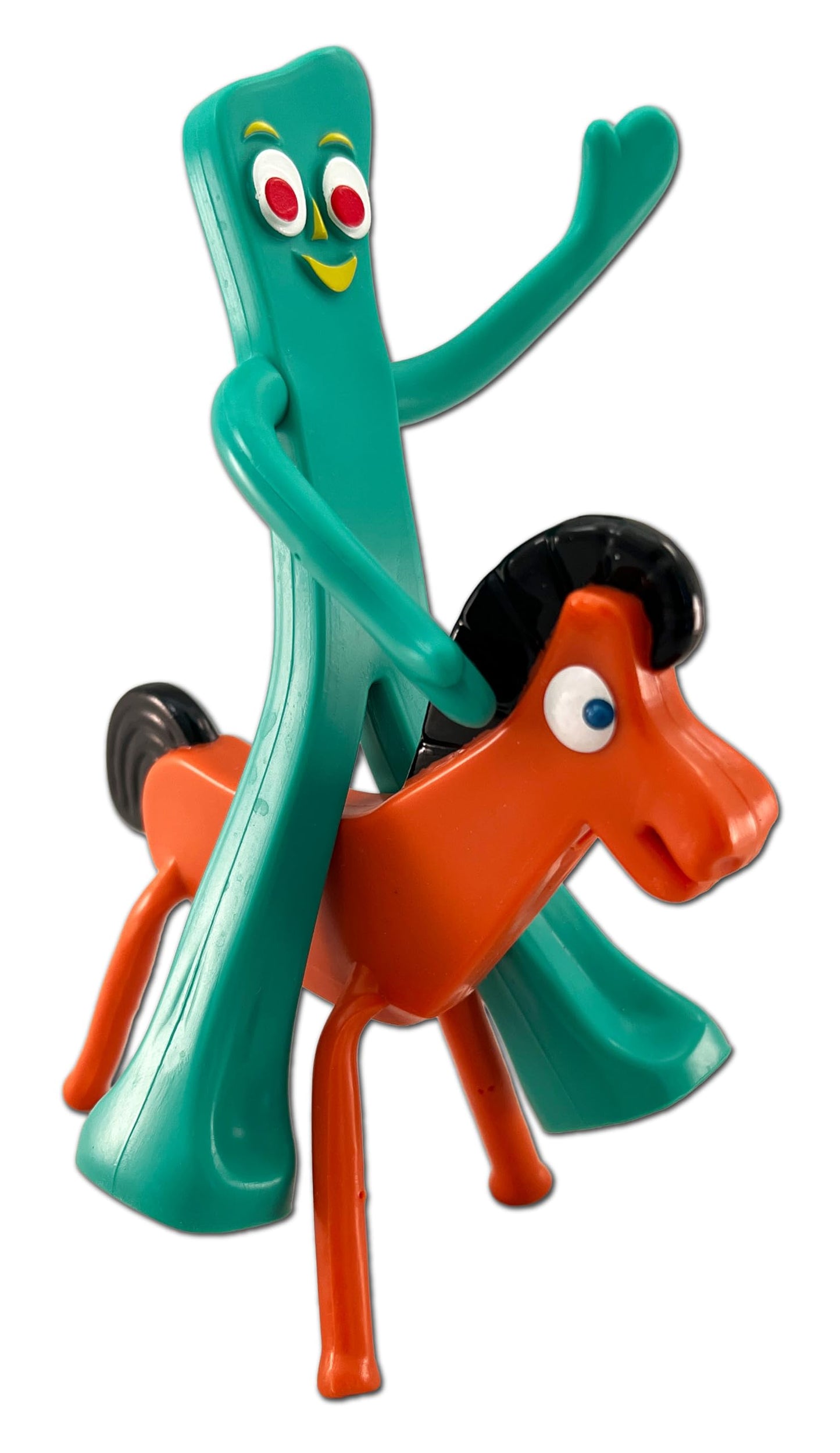 NJ Croce Gumby & Pokey 6-Inch Bendable Figures – Poseable Nostalgic Duo