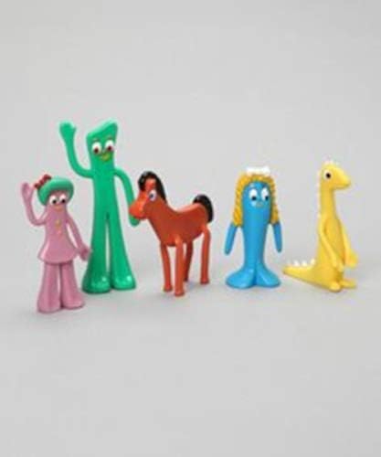 NJ Croce Gumby & Friends Boxed Set — 8-Inch Bendable Figures | Classic Gumby Toy Gift