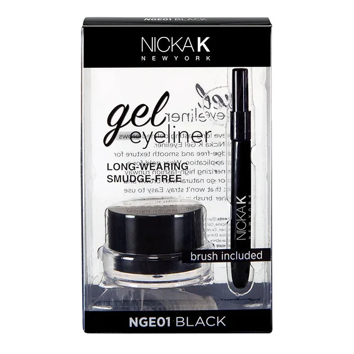 Nicka K New York Gel Eyeliner Intense, Long-Lasting Lines for Defined Eyes 3.5 g/0.12 oz