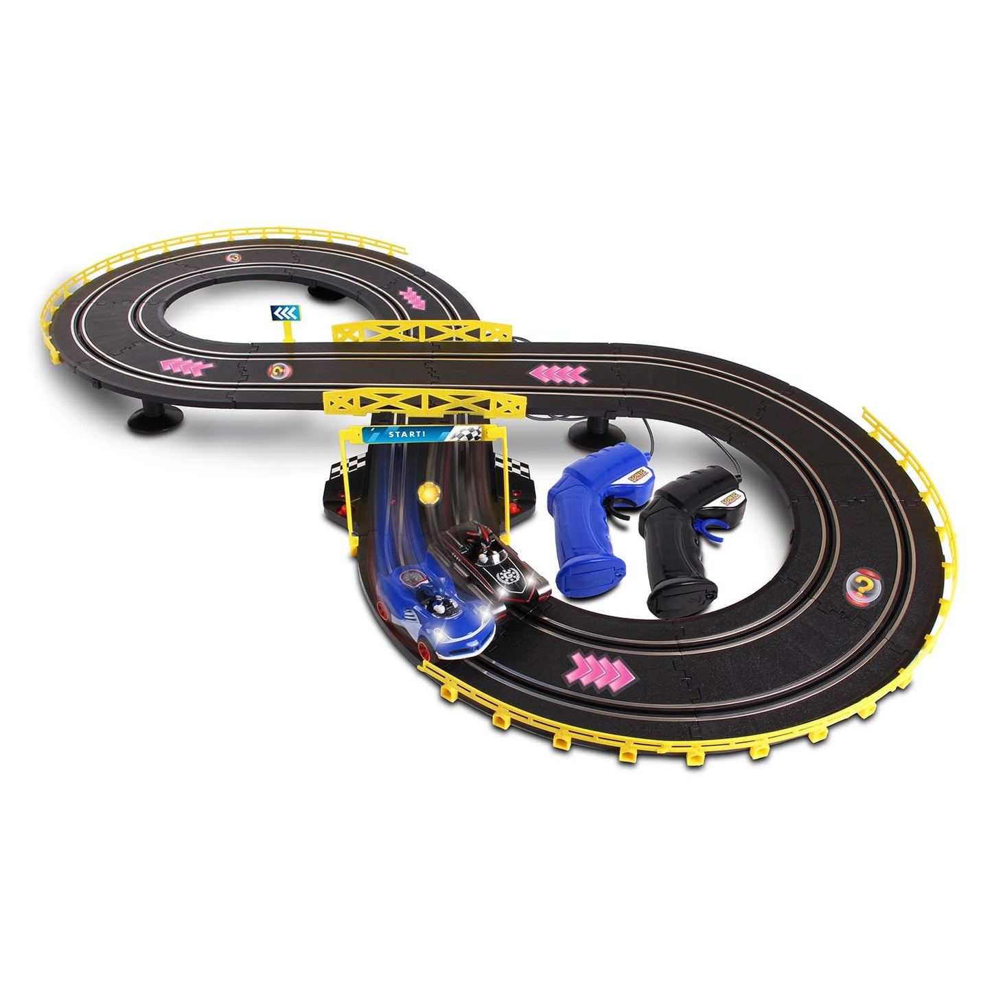 NKOK Sonic & Shadow Race Track Set with Lights & Lap Counter