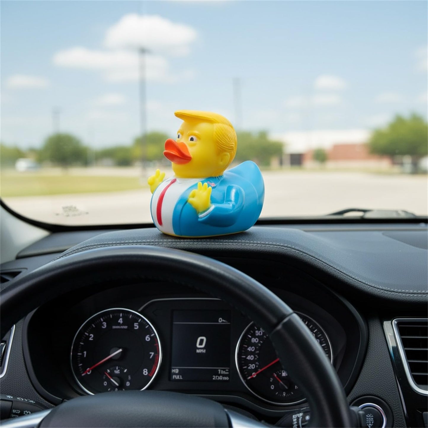 NNCEVM Trump Rubber Duck Bath Toy – Funny Kids Gift & Car Decoration