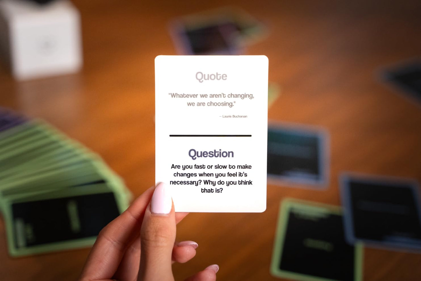 NO MORE SMALL TALK: Quotes & Questions for Meaningful Connections – Conversation Card Game by Nicholas John