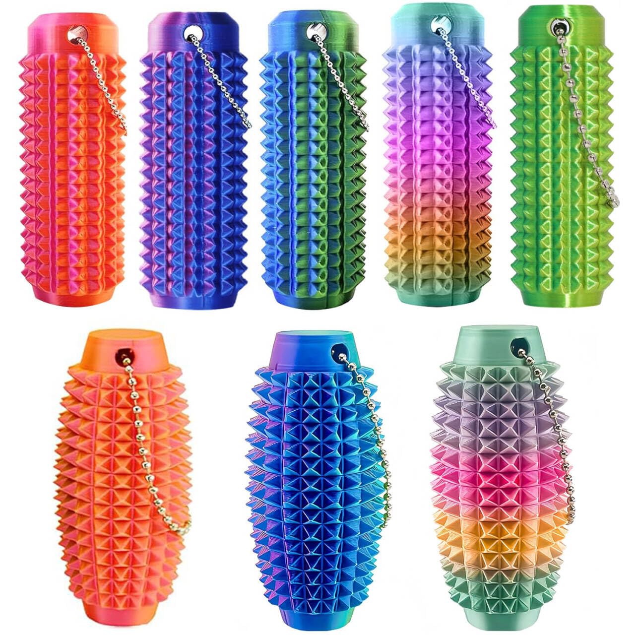 Noafuxy 8PC Little Ouchies Fidget Toys – Quiet Stress Relief, Portable Anxiety Tools