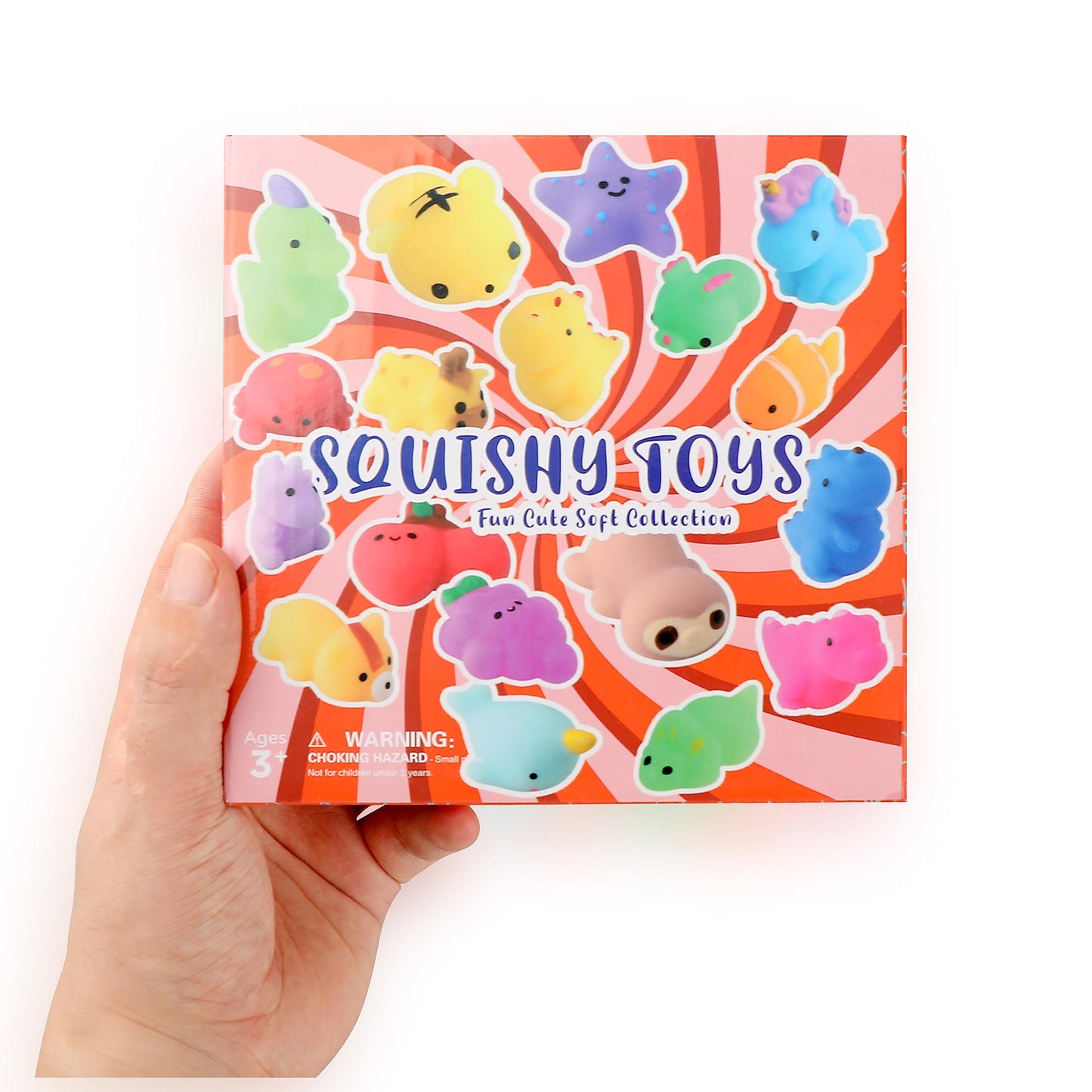 nobasco Squishies 26-Pack Mochi Toys – Kawaii Cat Squishies, Slow-Rising Animal Toys, Party Favors