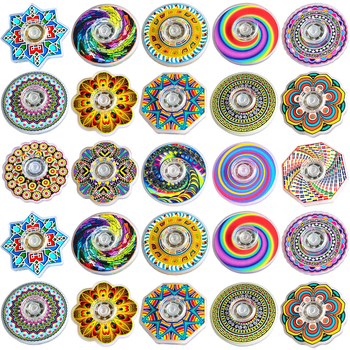 Nobleboy 30 Pcs Fidget Spinners – Mini Sensory Toys & Classroom Prizes