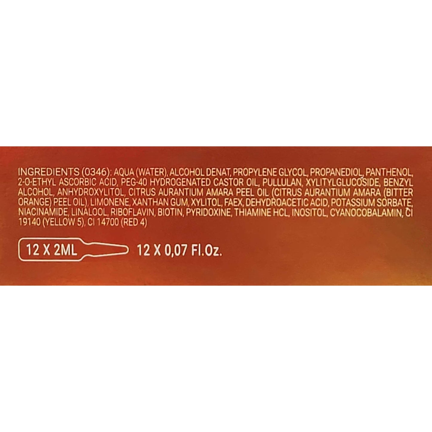 Noche Y Dia Vitamin C Ampoule Oil | Anti-Aging Face Serum with Ascorbic Acid | Hydrate, Firm & Boost Collagen | 12x2mL