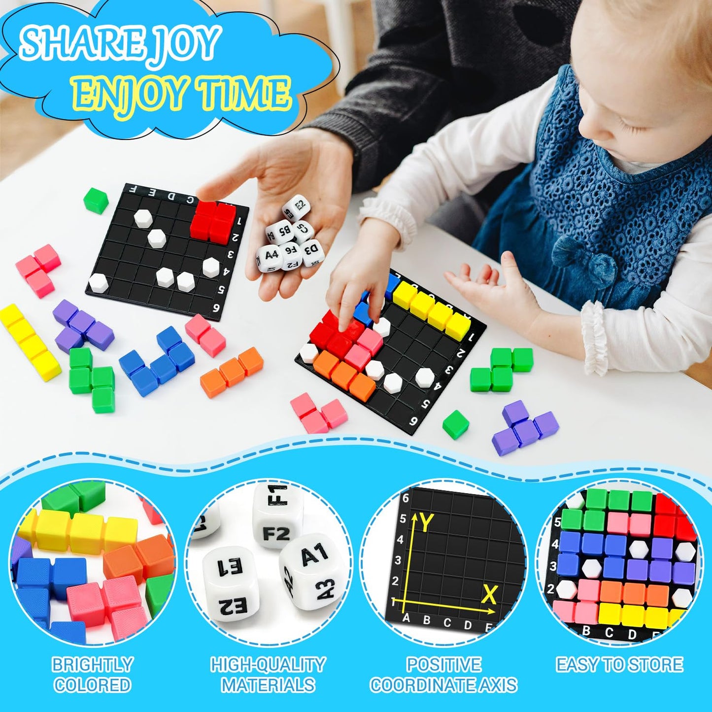NONSOMPLE STEM Puzzle Game The Brain Square – 160,000+ Solutions for 4 Players