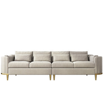 Nordic Inspired Luxury Fabric Sofa, Living Room Furniture