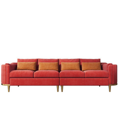 Nordic Inspired Luxury Fabric Sofa, Living Room Furniture