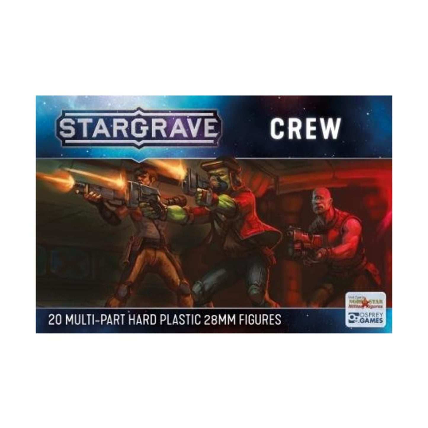 North Star Military Figures Stargrave Crew – 20 Multi-part 28mm Miniatures