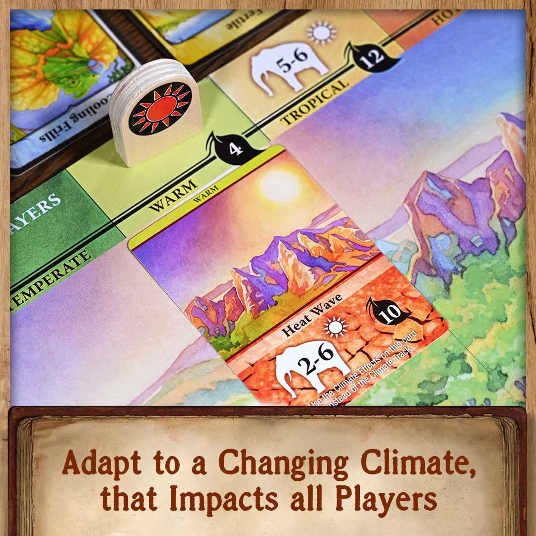 Evolution Climate Board Game with Climate Expansion | North Star Games | 2-6 Players, Ages 12+
