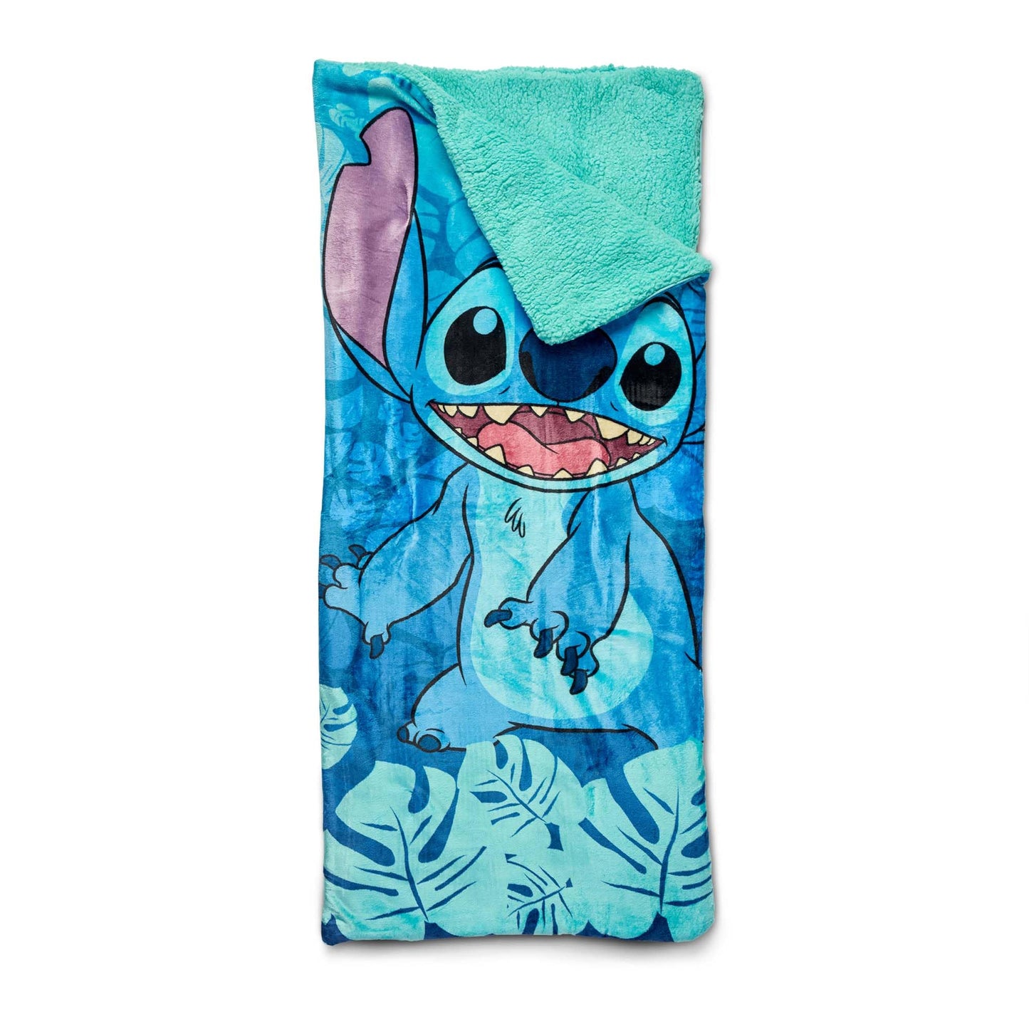 Northwest Lilo and Stitch Cloud Sherpa Slumber Bag 27x56 — Cozy Comfort, Officially Licensed