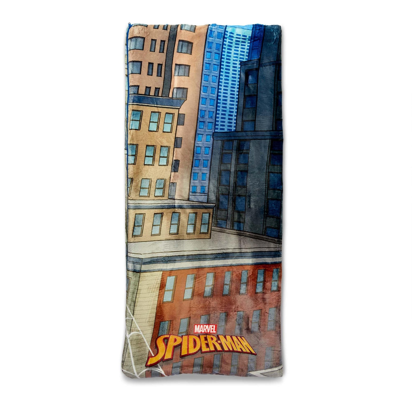 Northwest Spider-Man Cloud Sherpa Slumber Bag 27x56 – Cozy, Officially Licensed