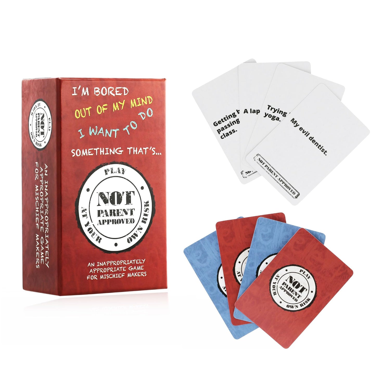 Not Parent Approved - Hilarious Family Card Game for All Ages | Quick Setup, Screen-Free Fun