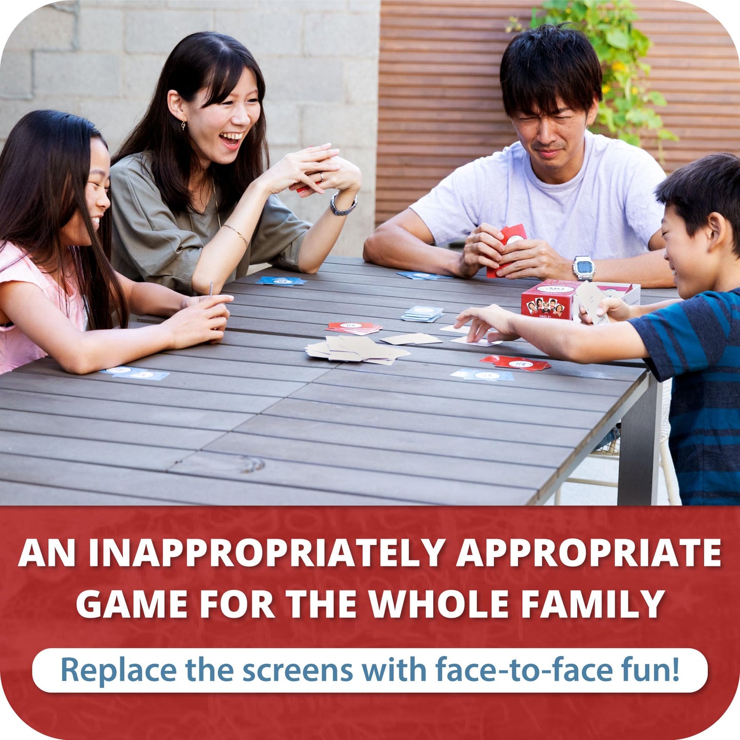 Not Parent Approved - Hilarious Family Card Game for All Ages | Quick Setup, Screen-Free Fun