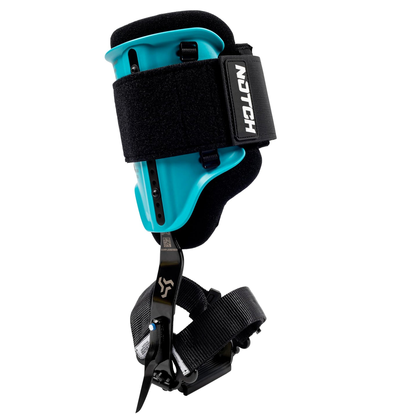 Notch Steel Climbers Ergonomic Tree Gaffs — 20+ Cuff Adjustments, Stirrup Grip Pad, Dual Foot Strap, 350 lb Capacity (99695T)