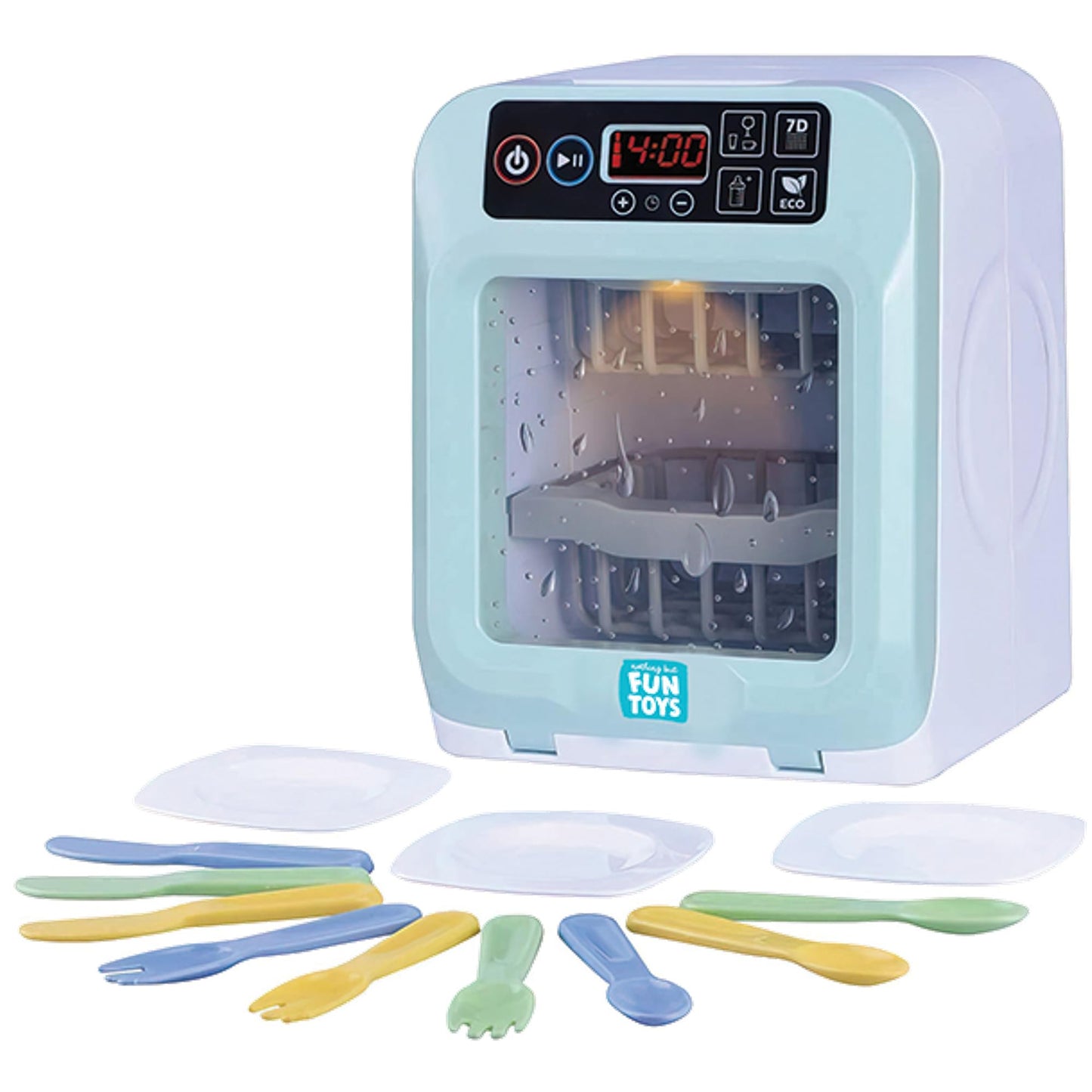 Nothing But Fun Toys My First Dishwasher Lights & Sounds Playset — Pretend Kitchen Toy for Ages 3+