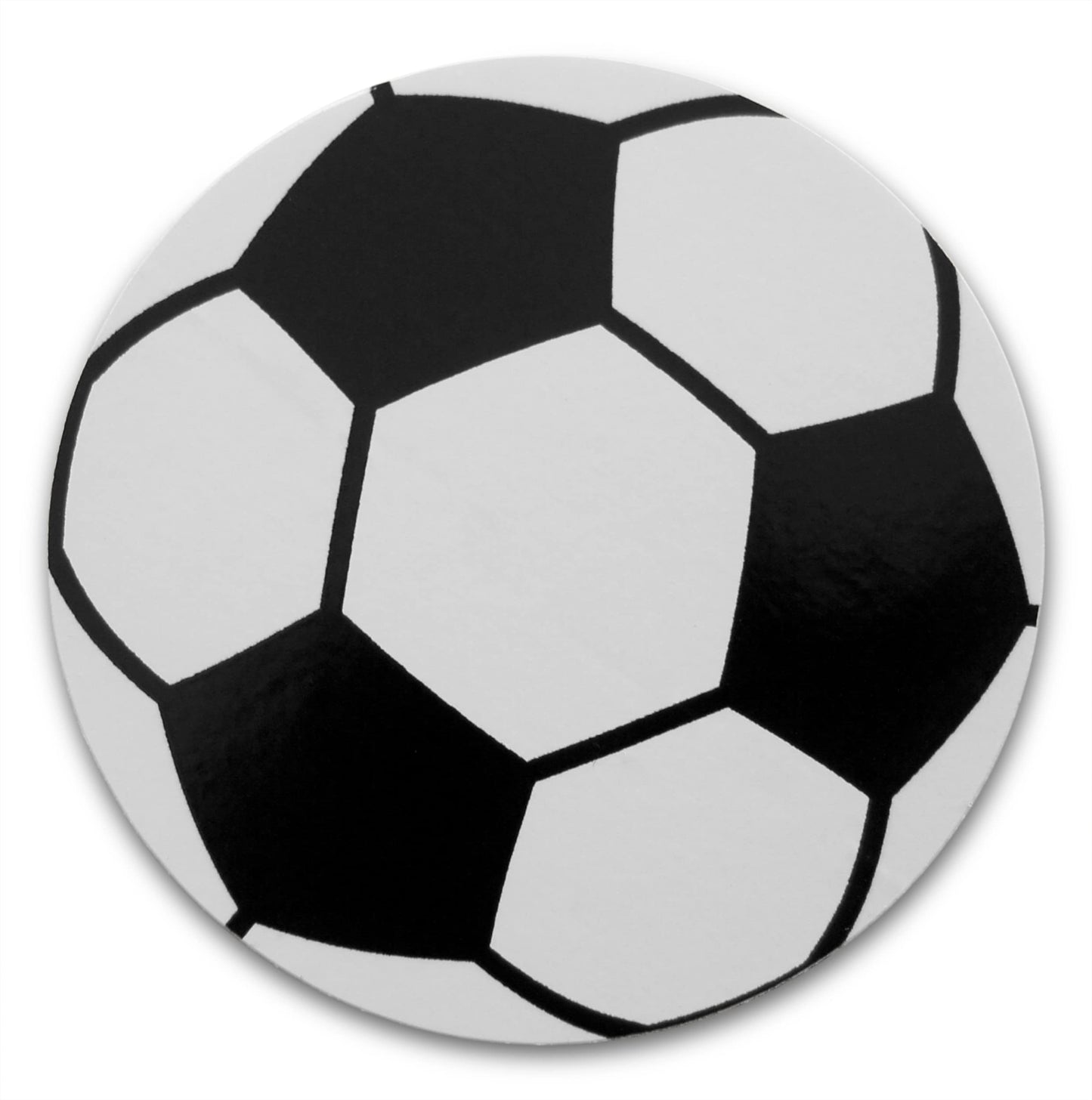 Novel Merk Soccer Ball Vinyl Stickers – 20-pack 2-inch Round Decals for Laptop, Water Bottle & More – Repositionable & Waterproof