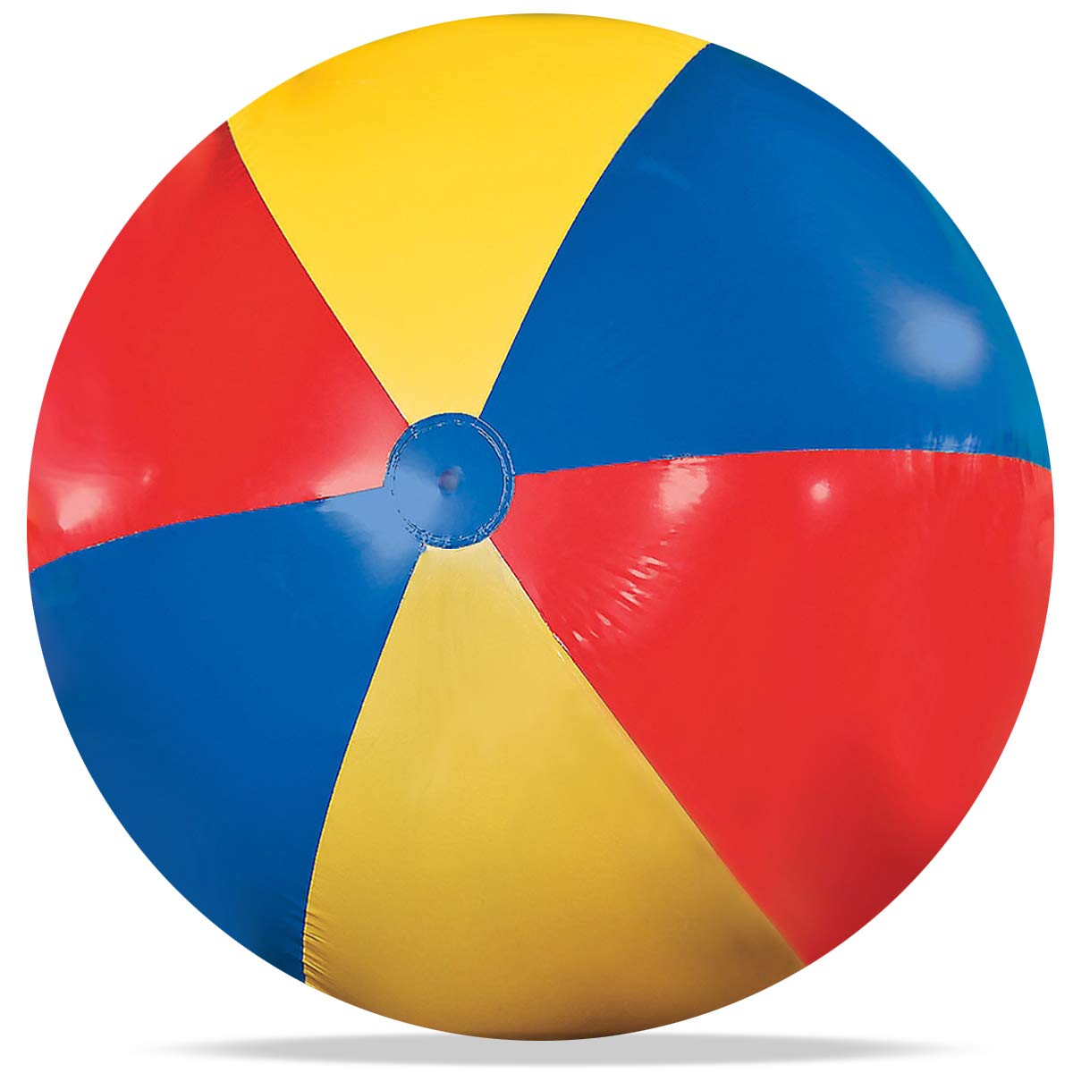Novelty Place Giant Inflatable Beach Ball – 55 Inches (4.6 ft) Jumbo Pool Toy for Kids & Adults