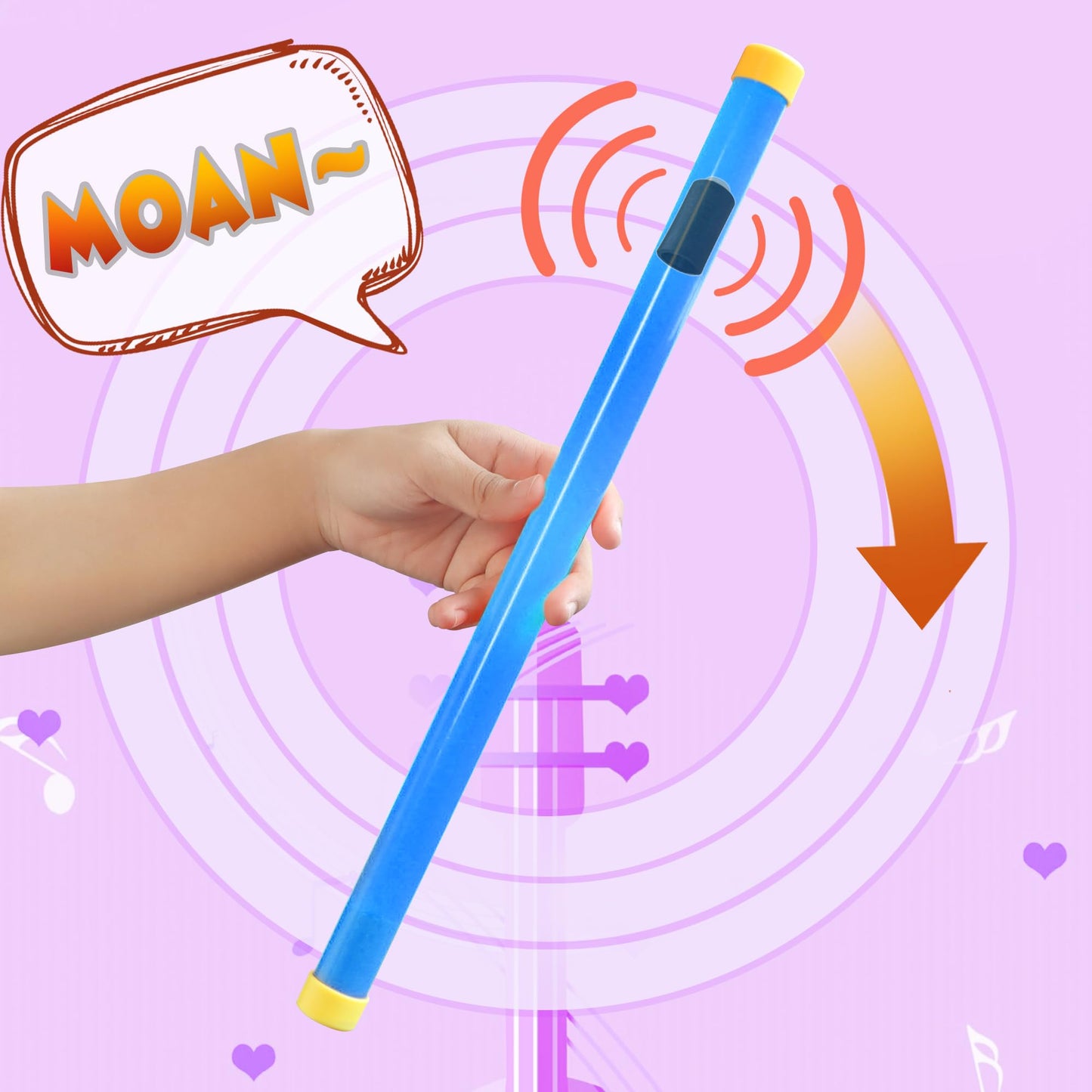 Novelty Place 16-inch Groan Tube Noise Makers 2 Pack – Blue – Party Sound Tubes